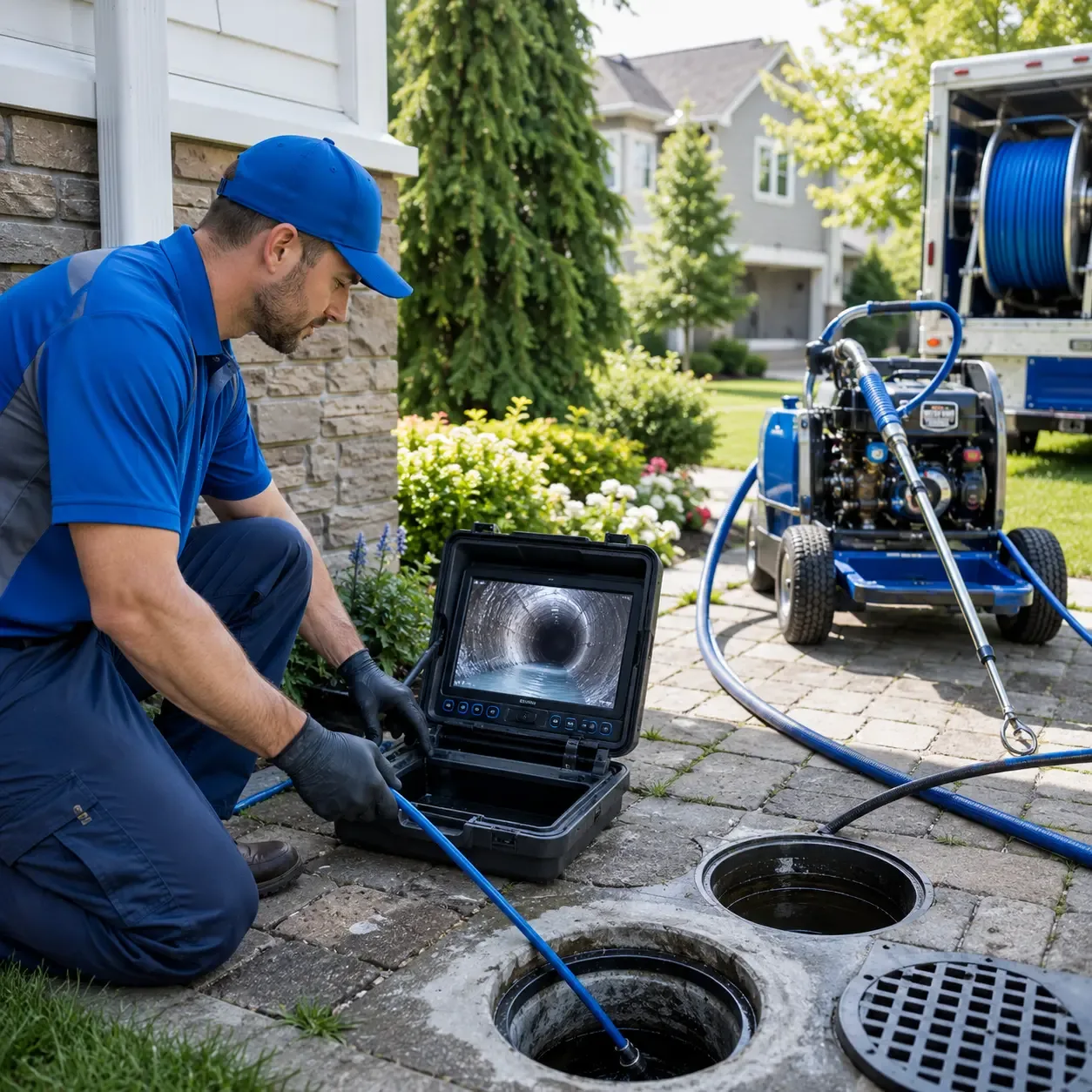 Outdoor drain cleaning professionals serving Plymouth, IA